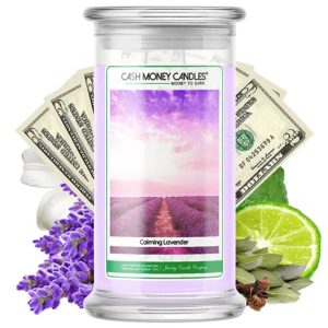 Calming Lavender Cash Candle